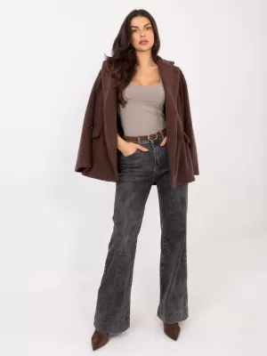 Dámsky top SUBLEVEL D12099M02803A DARK BEIGE