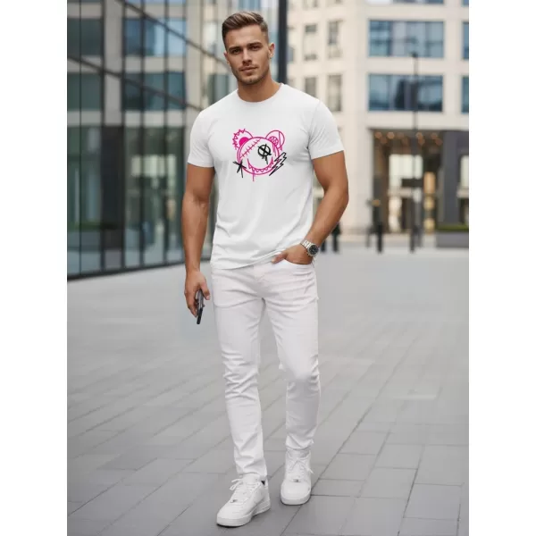  Pánske tričko DSTREET NX0136R-WH BIELA 