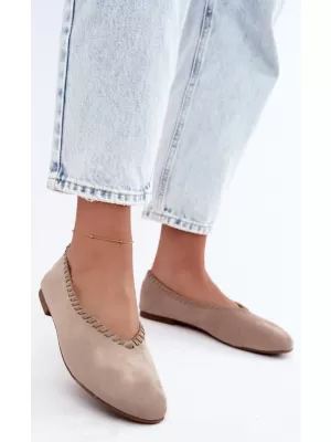 Dámske baleríny BOTO 9897 KHAKI
