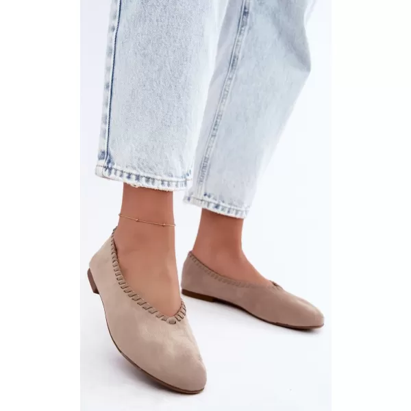  Dámske baleríny BOTO 9897 KHAKI 