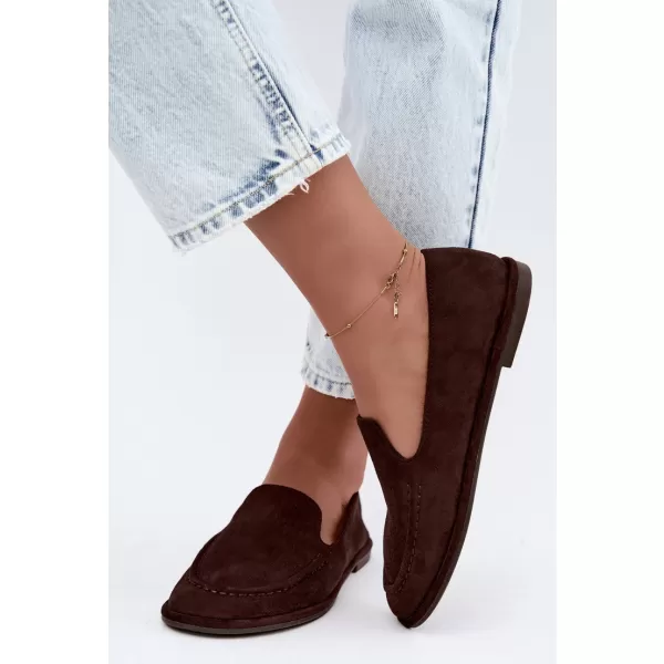  Dámske mokasíny BOTO 9889 BROWN 