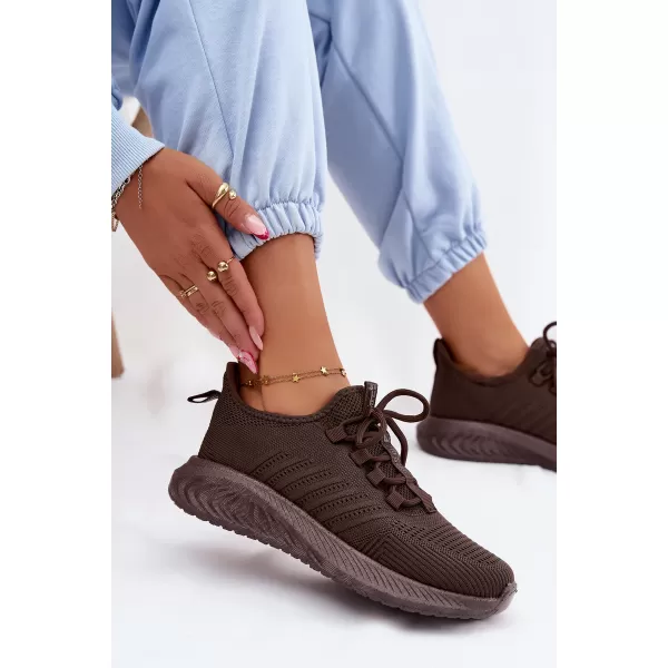  Dámske tenisky BIG STAR SHOES UU274055 BROWN/BEIGE 