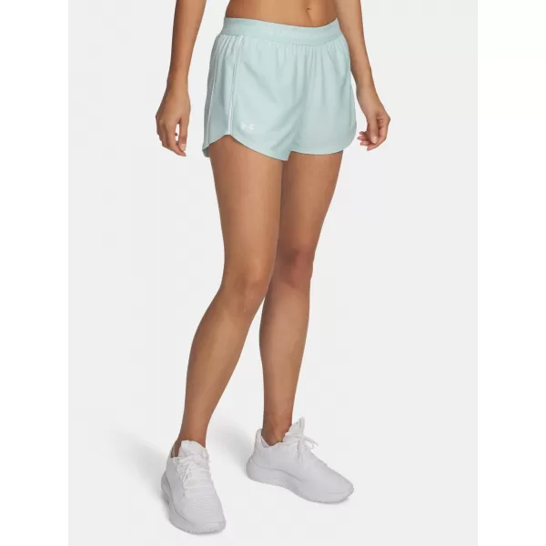  Dámske kraťasy UNDER ARMOUR TECH PLAY UP SHORTS 1389882-703 ZELENÁ 
