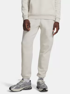 Pánske tepláky UNDER ARMOUR ICON FLEECE JOGGER 1373882-110 BIELA