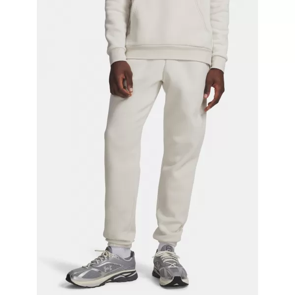  Pánske tepláky UNDER ARMOUR ICON FLEECE JOGGER 1373882-110 BIELA 
