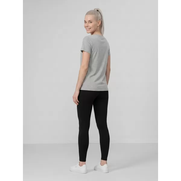 Dámske tričko 4F WMM00TTSHF3308 COLD LIGHT GREY MELANGE 