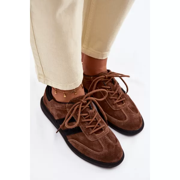  Dámske tenisky BOTO GD-XF-164 BROWN/BLACK 