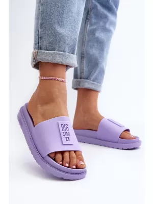 Dámske šľapky BIG STAR SHOES LL274426 VIOLET