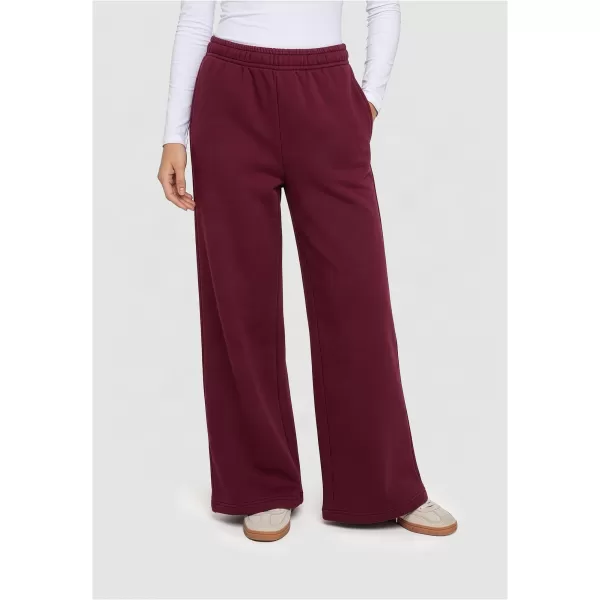  Dámske tepláky URBAN CLASSICS TB8169-00606 BURGUNDY 