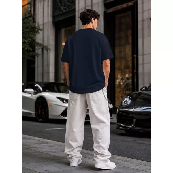  Pánske tričko DSTREET RX5684 TMAVO MODRÁ 