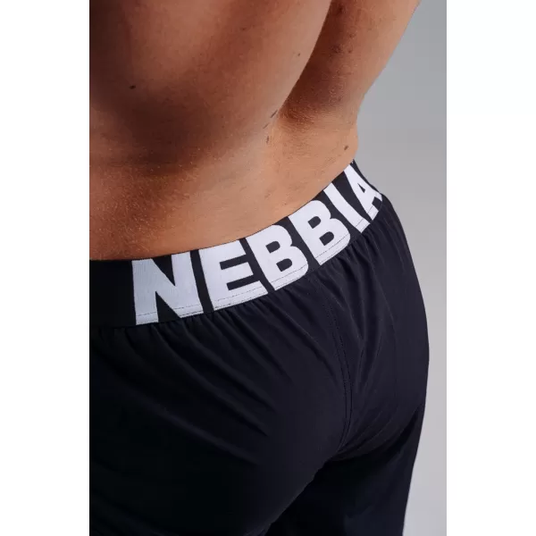  Double-Layer tréningové šortky NEBBIA PRIMAL 878 BLACK 