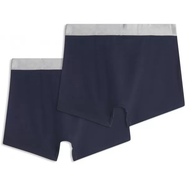  Pánske boxerky PUMA MEN SHINE ELASTIC BOXERS 2P 94780601 BLUE/SILVER 