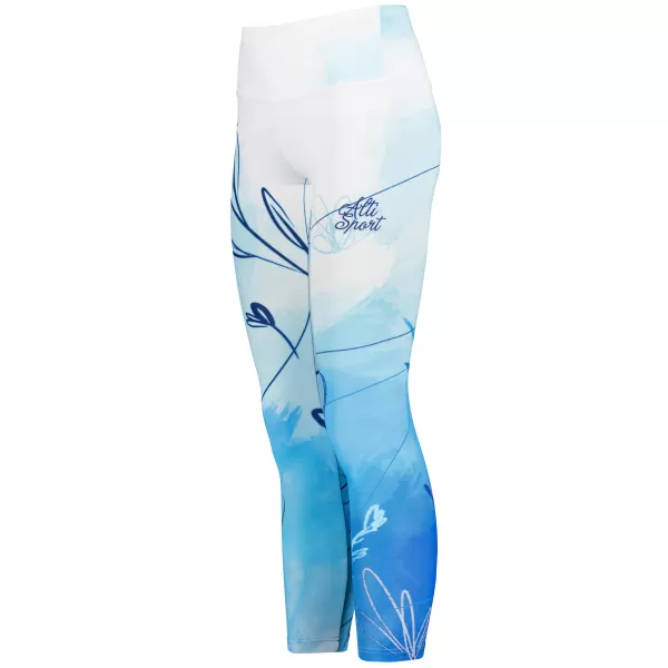  Dámske dlhé legíny premium (nové veľkosti) ALTISPORT VOJ/ALW083LEG05 BIELOMODRÁ 