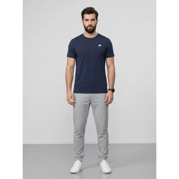  Pánske tričko 4F WAW25TTSHM2373 DENIM 