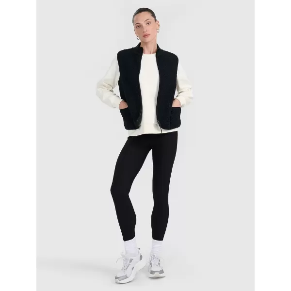  Dámska vesta 4F WAW25TVESF155 DEEP BLACK 
