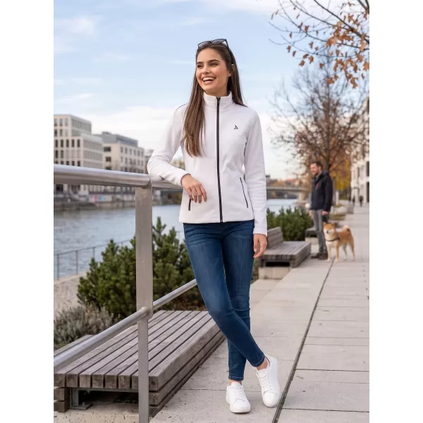  Dámska fleece mikina ALTISPORT ALW002852 BIELA 