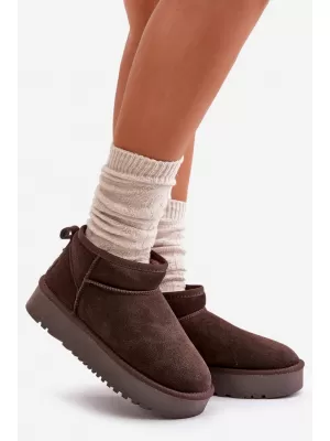 Dámske snehule BOTO NN604 BROWN