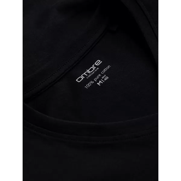  Pánske tričko OMBRE L171 BLACK 