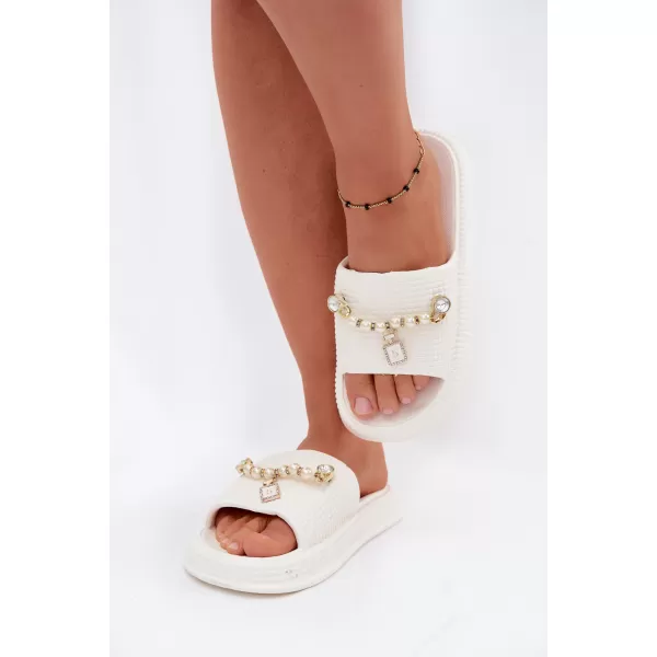  Dámske šľapky BOTO 56160 WHITE 