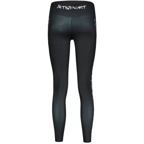  Dámske dlhé legíny premium (nové veľkosti) ALTISPORT VOJ/ALW021LEG05 ČIERNA 