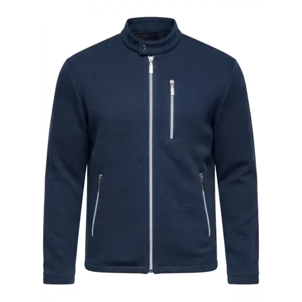  Pánska bunda OMBRE C587 DARK BLUE 