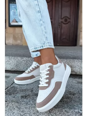 Dámske tenisky BIG STAR SHOES UU274275 WHITE/BEIGE