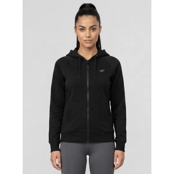  Dámska mikina 4F WMM00TSWSF2535 DEEP BLACK 