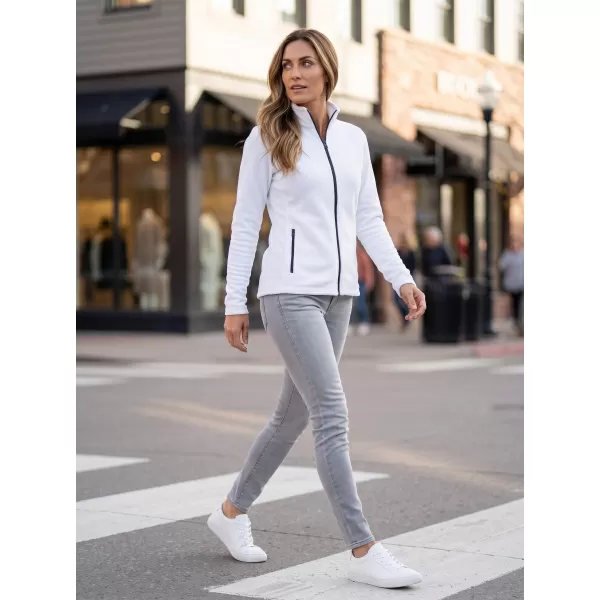  Dámska micro fleece mikina MALFINI FACTOR 853 BIELA 