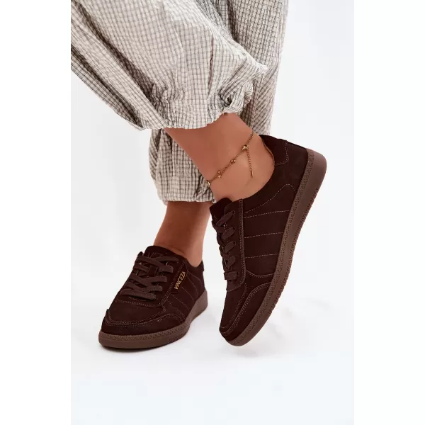  Dámske tenisky VINCEZA 79635 CHOCOLATE 