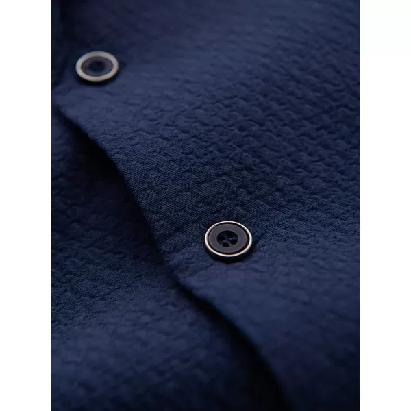  Pánska košeľa OMBRE OM-SHSS-0220 NAVY BLUE 