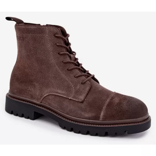  Pánske členkové topánky BIG STAR SHOES UU174220 BLACK 