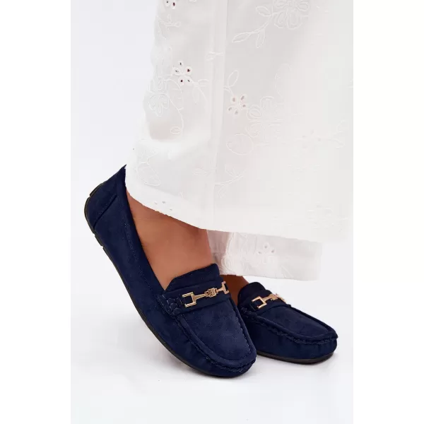  Dámske mokasíny BOTO FT247 NAVY BLUE 