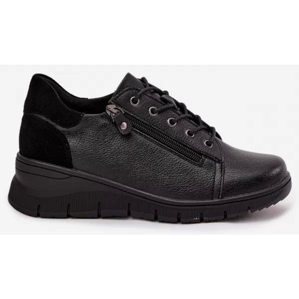  Dámske poltopánky VINCEZA 39964 BLACK 