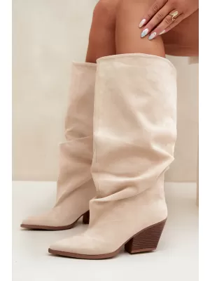 Dámske čižmy BOTO 2580A-1 BEIGE