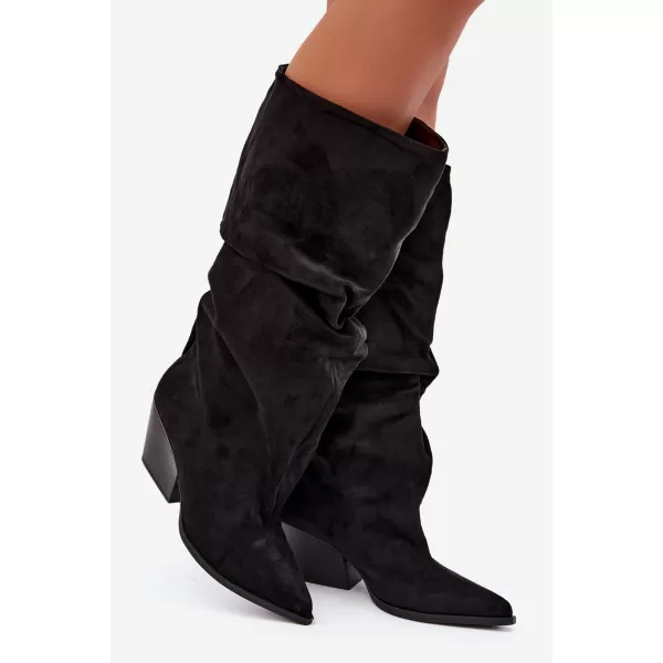  Dámske čižmy BOTO 2580A-1 BLACK 