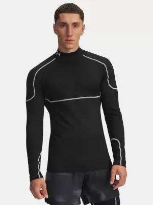 Pánske tričko UNDER ARMOUR COLD WEATHER GRID LS MOCK 6007127-001 ČIERNA