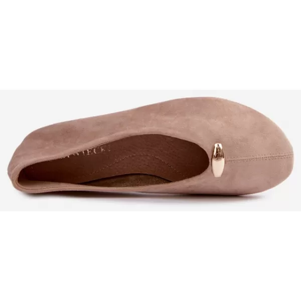  Dámske baleríny BOTO JH607P BEIGE 