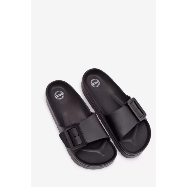  Dámske šľapky BOTO 24SD11-2600 BLACK 