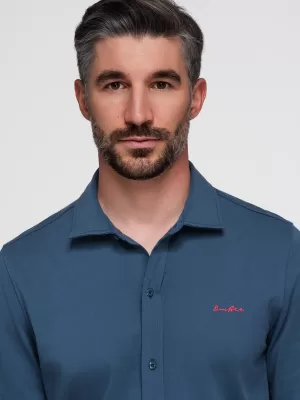 Pánska košeľa OMBRE K697 DENIM