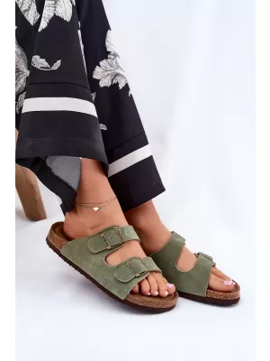Dámske šľapky BIG STAR SHOES RR274A393 GREEN