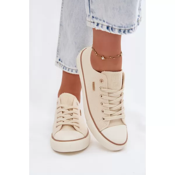  Dámske tenisky BIG STAR SHOES TT274773 BEIGE 