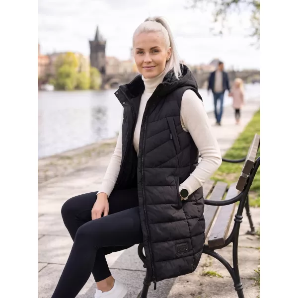  Dámska hrejivá vesta ALPINE PRO HERDA 3 BLACK 