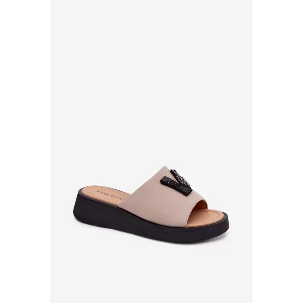  Dámske šľapky VINCEZA 66950 BEIGE 