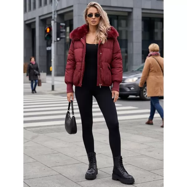 Dámska bunda DSTREET TY5817 BORDOVÁ 