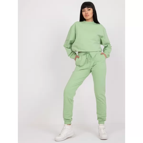  Dámske tepláky BASIC FEEL GOOD AP-DR-A-003 PISTACHIO 