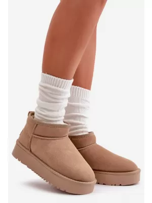 Dámske snehule BOTO NN604 KHAKI