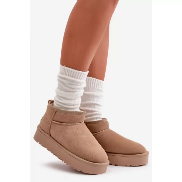  Dámske snehule BOTO NN604 KHAKI 