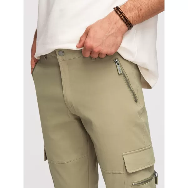  Pánske nohavice OMBRE P1517 OLIVE 