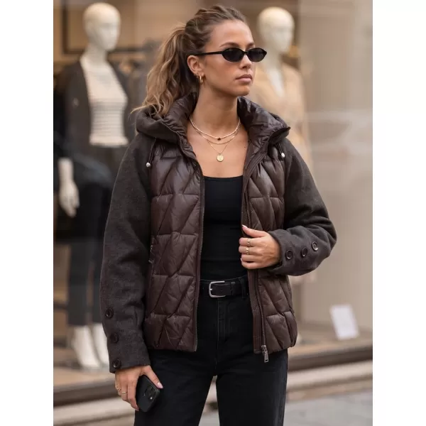  Dámska bunda DSTREET TY5933 HNEDÁ 
