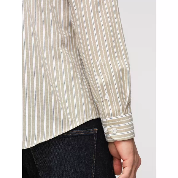  Pánska košeľa OMBRE K703 BEIGE 